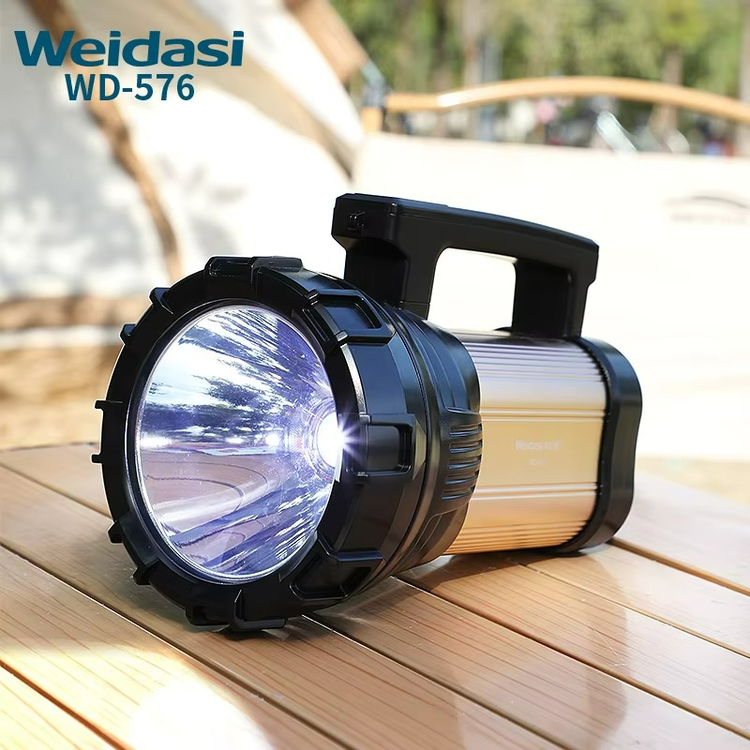 نورافکن دستی WEIDASI WD-576 با لامپ POWER LED و نور سفید