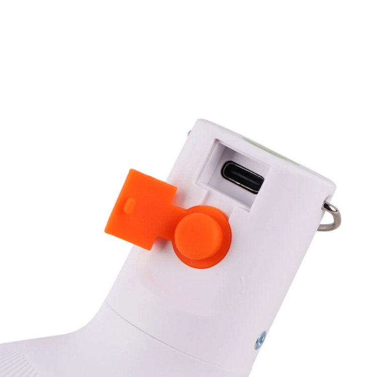 نمای پورت تایپ سی چراغ اضطراری DP-7855