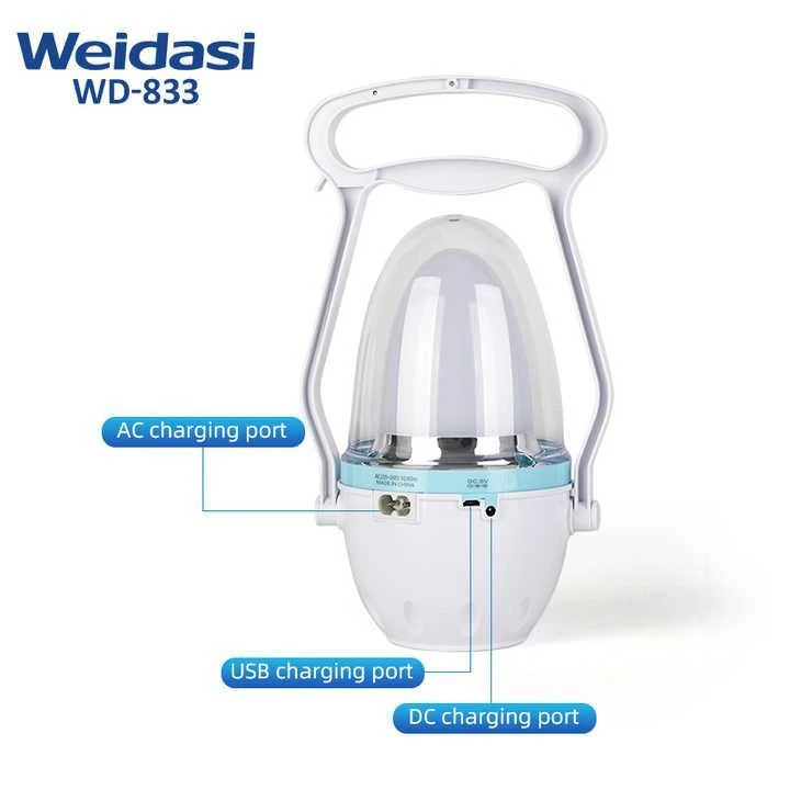 چراغ فانوسی شارژی ویداسی مدل WD-833