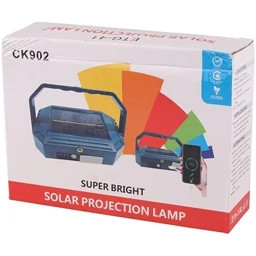 پروژکتور سیار شارژی خورشیدی مدل CK902 با پاوربانک