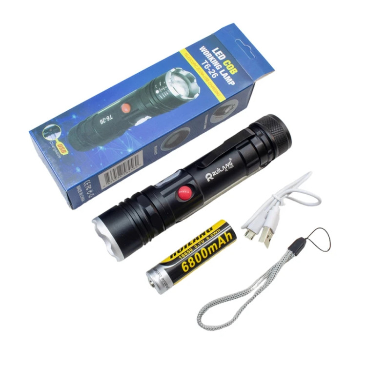 چراغ قوه شارژی زومدار RL-T626