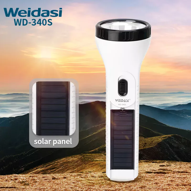 چراغ دستی شارژی خورشیدی ویداسی مدل WD-340S