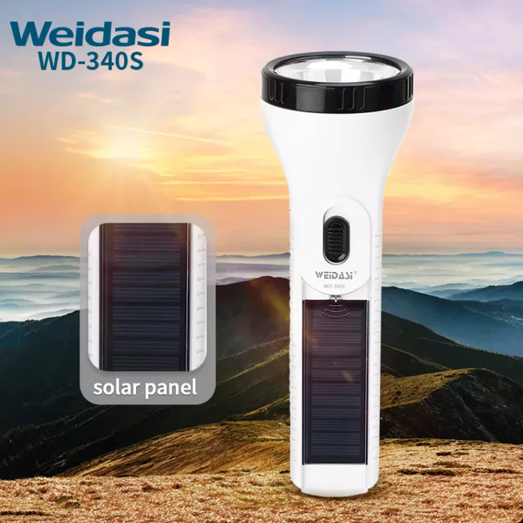 چراغ دستی شارژی خورشیدی ویداسی مدل WD-340S
