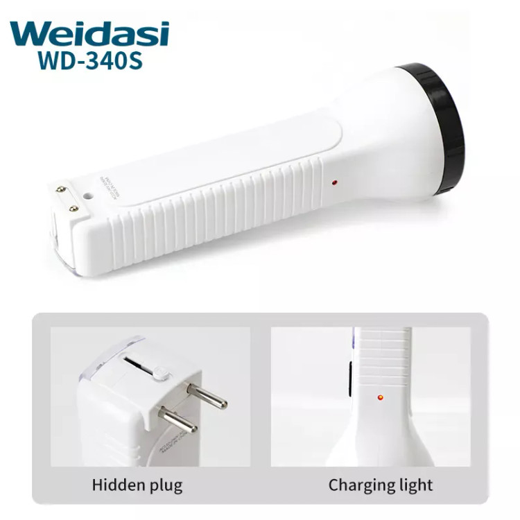 چراغ اضطراری شارژی WEIDASI WD-340S